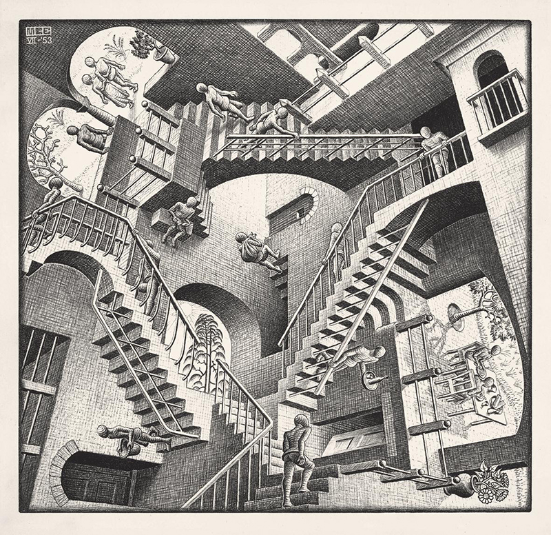 Escher Roma Chiostro del Bramante