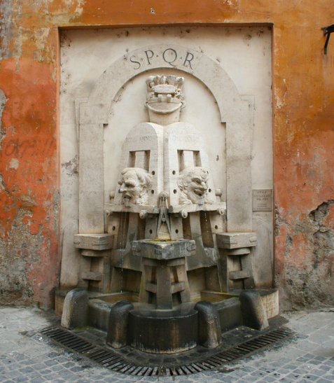 Fontana delle arti Via Margutta
